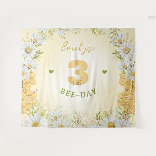 Tenture Bumblebee Jaune Fille de la fête d'anniversaire Mi
