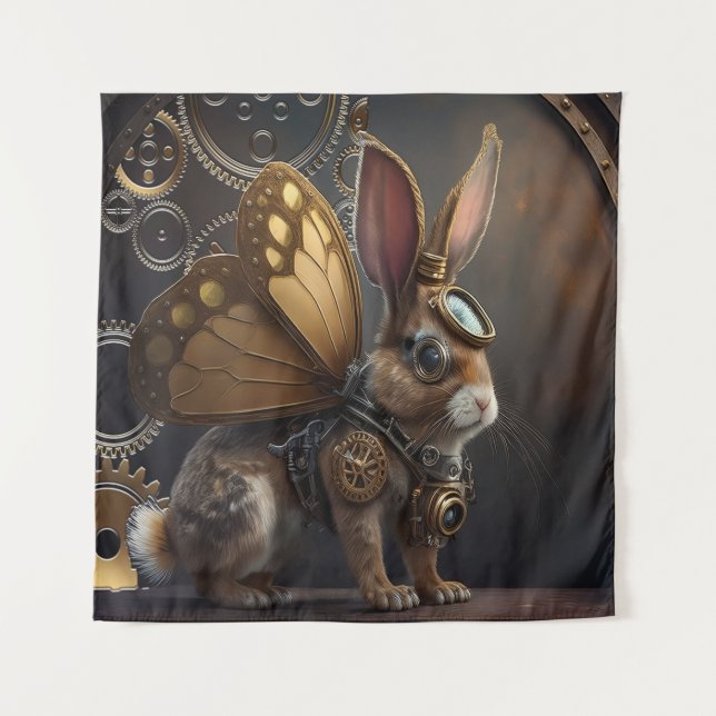 Tenture Bunny Steampunk (Devant)