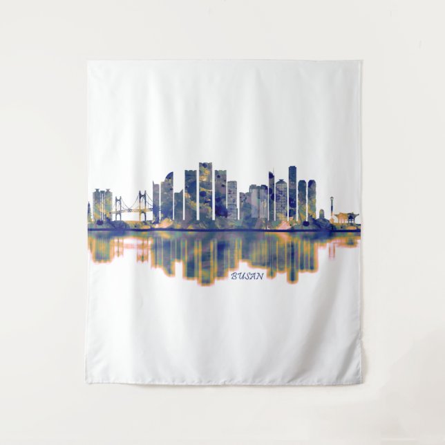 Tenture Busan Skyline (Devant)