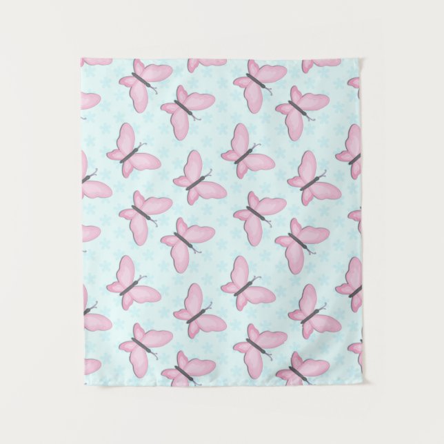 Tenture Butterfly Art For Toddlers (Devant)