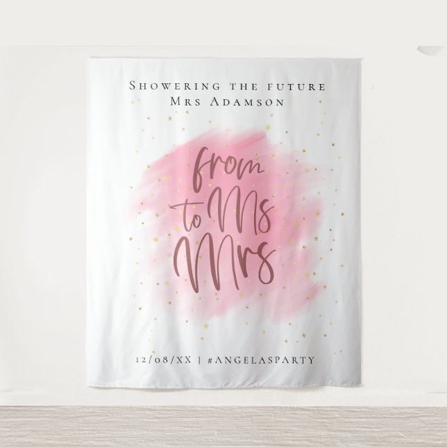 Tenture Cabine de Photographie pour Enterrement de Vie de  (Devant)