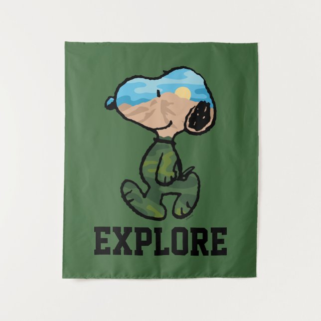 Tenture cacahuètes | Grande neige extérieure (Devant)