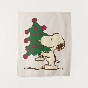 Tenture cacahuètes Snoopy Christmas Tree