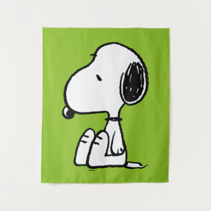 Tenture cacahuètes   Snoopy En Bas