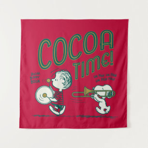 Tenture cacahuètes   Snoopy & Linus Cocoa Time