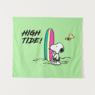 Tenture cacahuètes   Snoopy & Woodstock High Tide