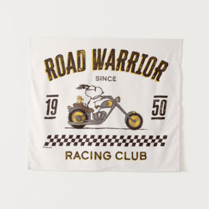 Tenture cacahuètes   Snoopy & Woodstock Road Warriors