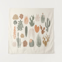 Cactus et succulent motif sans soudure