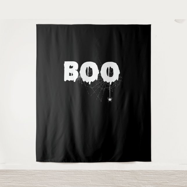 Tenture Cadeau araignée | Halloween Drôle Effrayant Petite (Devant)