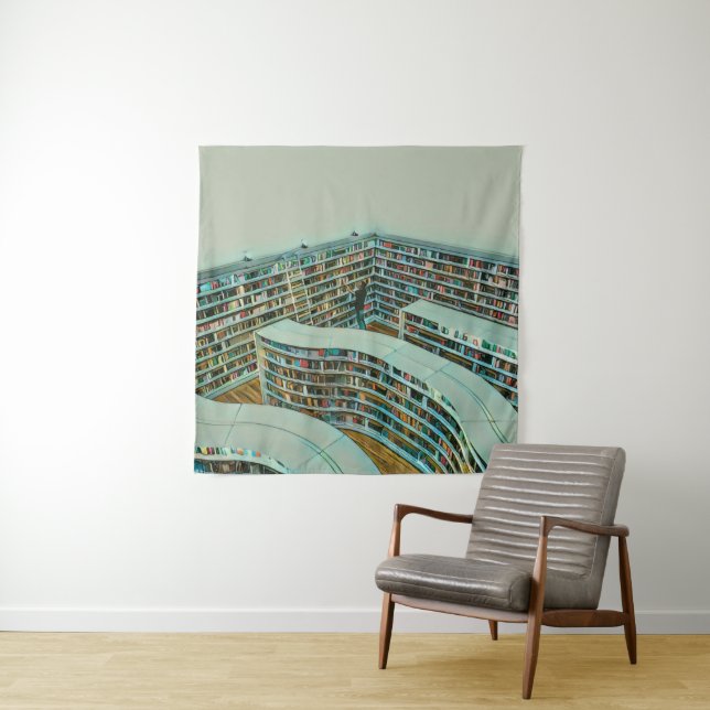 Tenture Cadeau d'amant de lecture cool (En situation)