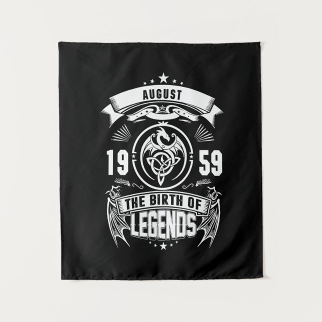 Tenture Cadeau d'août | 1959 La Naissance Des Légendes (Devant)