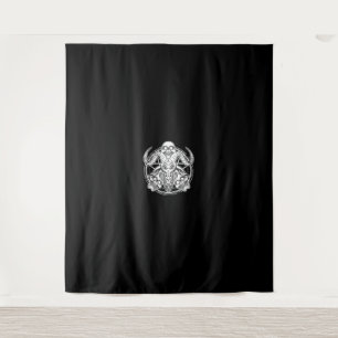 Tenture Cadeau de chèvre Baphomet à crâne de sucre