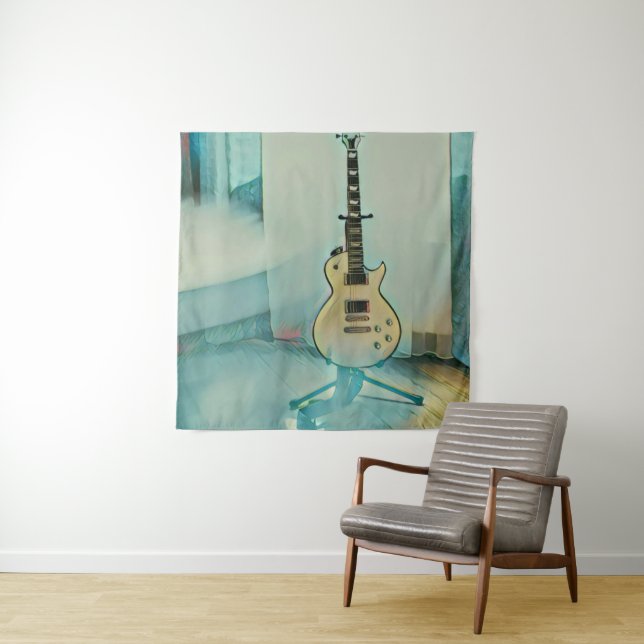 Tenture cadeau de guitare classique pour papa (En situation)