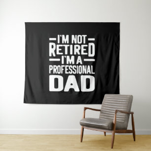 Tenture Cadeau de retraite papa professionnel