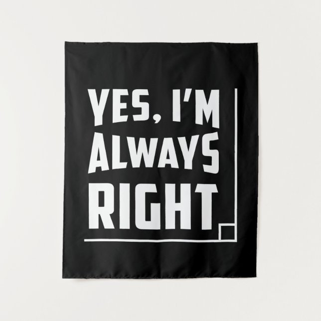 Tenture Cadeau drôle de mathématiques de maths (Devant)