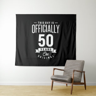 Tenture Cadeau drôle pour 50 ans - 50e anniversaire