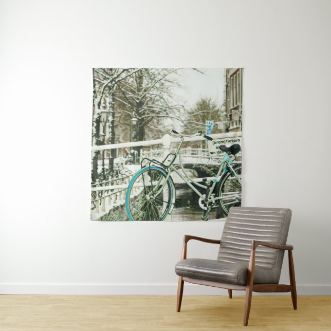 Tenture Cadeau pour amateur de cyclisme (En situation)