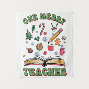 Tenture Cadeau pour Enseignant Un Enseignant Joyeux