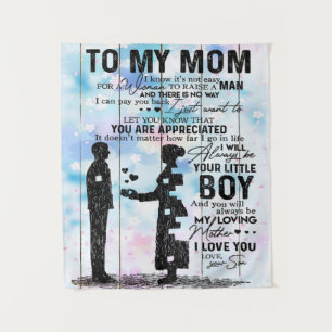 Tenture Cadeau pour maman À ma mère le meilleur cadeau
