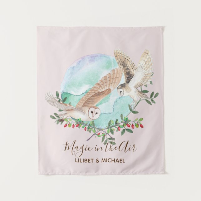 Tenture CADEAUX OWL - Personnalisés (Devant)