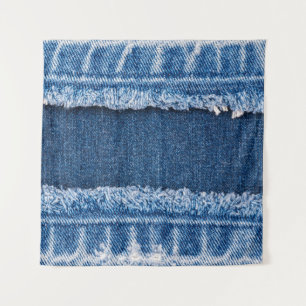 Tenture Cadre en tissu à deux tons blanchis
