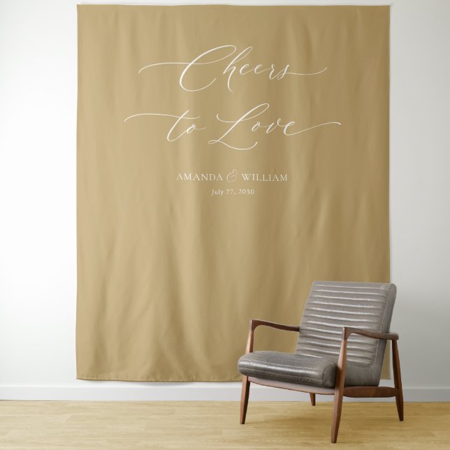 Tenture Cadre Mariage "Cheval to Love" (En situation)