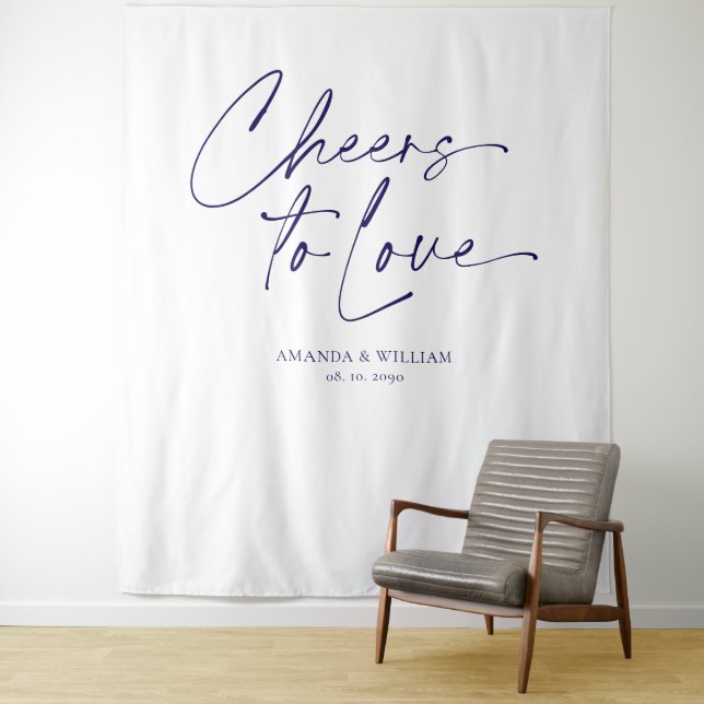 Tenture Cadre Mariage "Cheval to Love" (En situation)