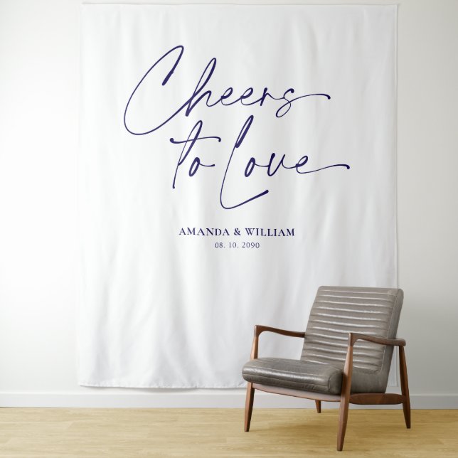 Tenture Cadre Mariage "Cheval to Love" (En situation)