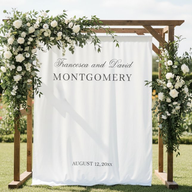 Tenture Cadre mariage moderne et simple (Créateur téléchargé)