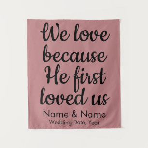 Tenture Cadre mariage pour la cérémonie chrétienne Décor d