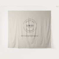 Cadre personnalisé beige Site du logo de l'entrepr
