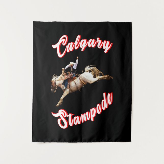 Tenture Calgary Heure Canada Juillet Riders Calgary Stampe (Devant)