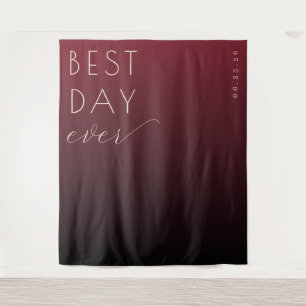 Tenture Calligraphie dégradé marron joyeux