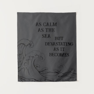 Tenture Calm as the Sea Tapestry 