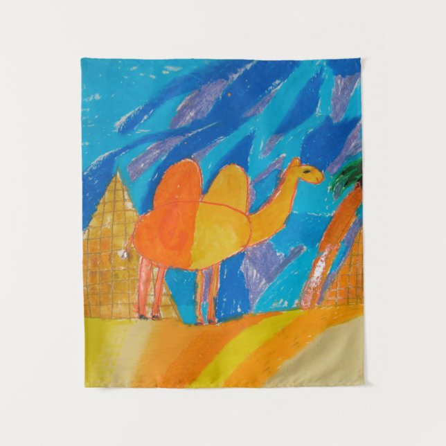 Tenture Camel Art Par Enfants (Devant)