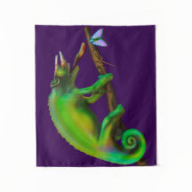 Caméléon de Jackson Visant