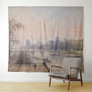 Tenture Camille Pissarro - La Seine et le Louvre