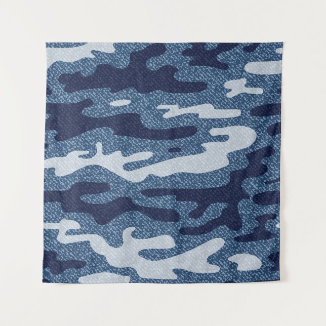Tenture Camouflage tacheté Denim Jeans Motif (Devant)