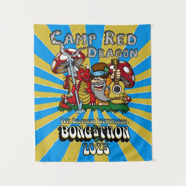 Tenture Camp Red Dragon 2025 B.A.T. Tapestry (Devant)