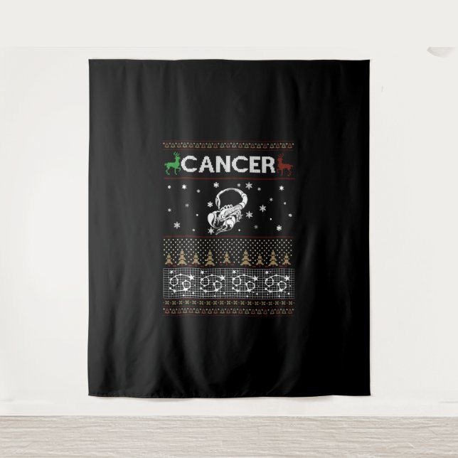 Tenture Cancer Noël Douleur moche (Devant)