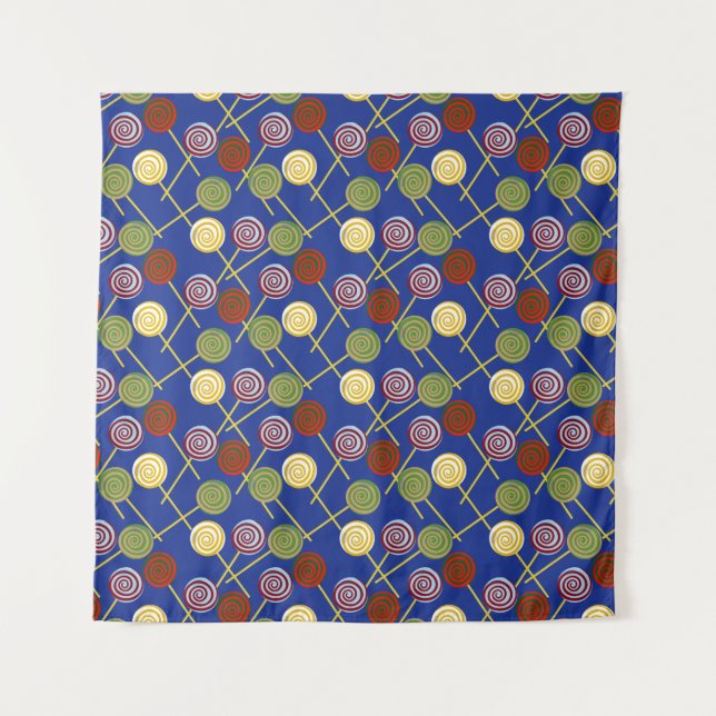Tenture Candy pattern | Lollies 2 (Devant)
