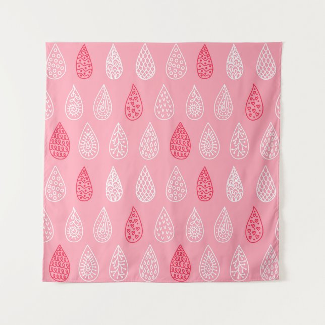 Tenture Canicule : motif vintage (Devant)