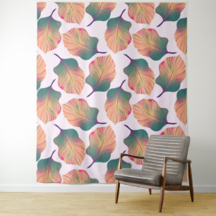Tenture Canna Tropicanna Feuilles en Pastel