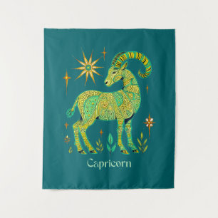 Tenture Capricorn Zodiac Connexion Motif complexe
