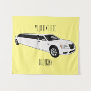 Tenture Caricature limousine