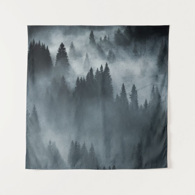 Tenture Carpates d'hiver : Paysage des montagnes Sunrise (Devant)