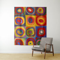 Carré w Cercles concentrés 2 | Kandinsky |