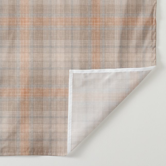 Tenture Carreauté beige orange (Détail)