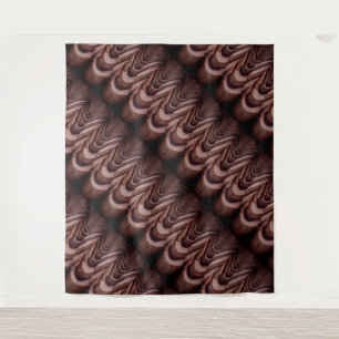 Tenture Carreaux de toit rustiques avec perspective unique