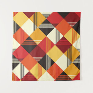 Tenture Carrés vintages : Simple Striped Sans Couture.